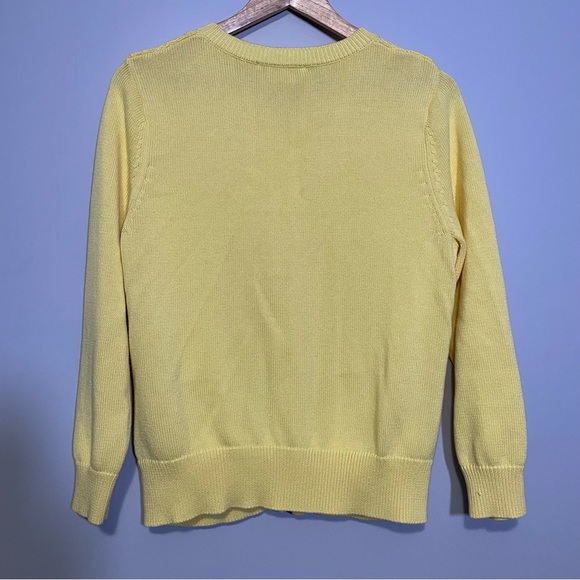 ALIA Petites Yellow Zip Up Cottagecore Cardigan - Medium - Picture 3 of 8